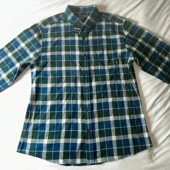 Eddie Bauer plaid  flannel - Picture 1 of 6